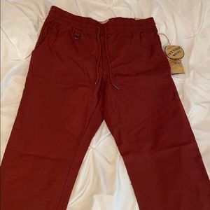 Men’s slim, jogger bottom textured pant